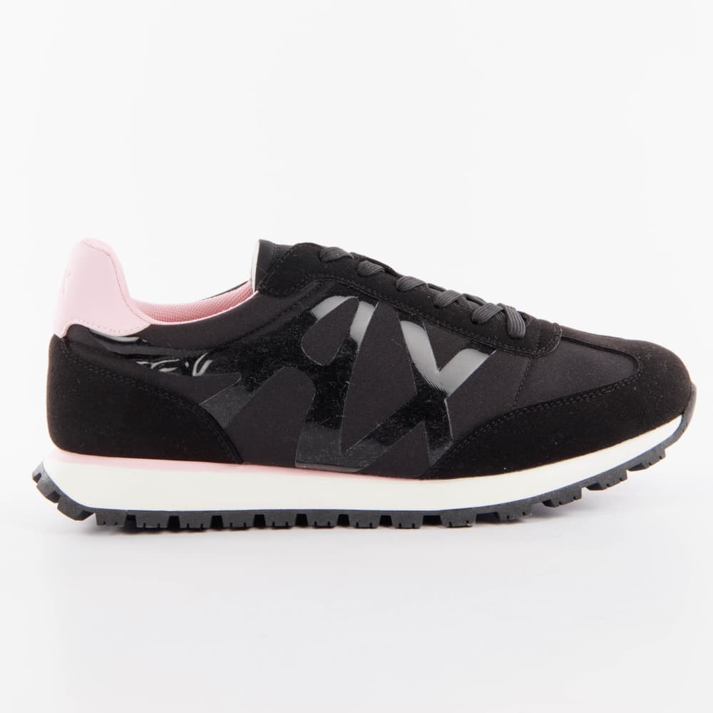 Basket Armani Exchange Shine Femme Noir